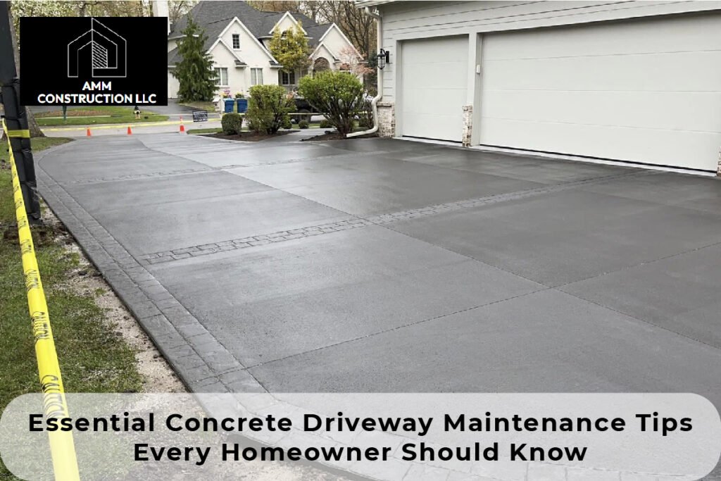 concrete driveway maintenance tips